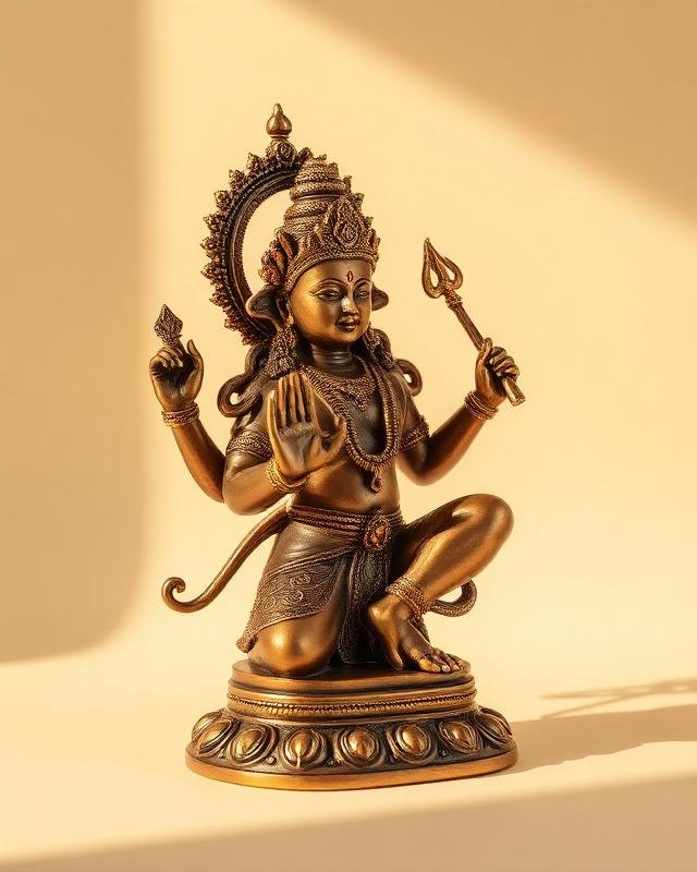 Bronze statues in the Bhaktapur workshop