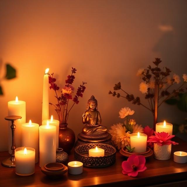 Sacred objects in a modern interior