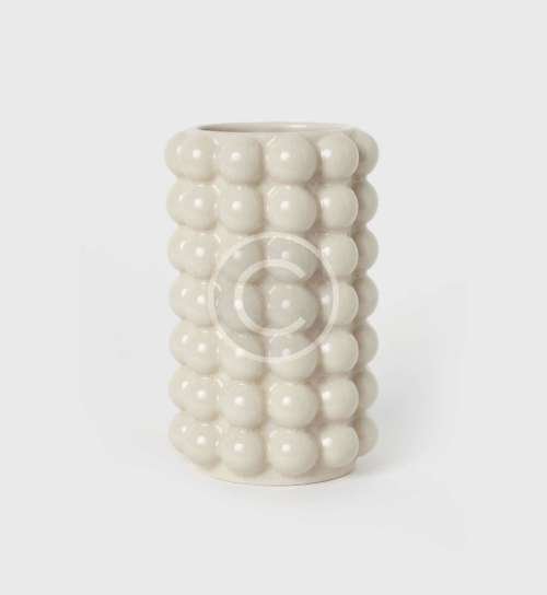 Stylish white vase