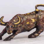 Nepali Resin Bull & Elephant Family Figurine Set – Ethnic Hand‑Carved Decor – Single, Duo, Trio, or Family Bundle