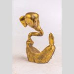 Zen Ganesha Metal Statue — Hand‑Cast Nepalese Elephant‑God Décor, Yoga & Meditation Altar Accent