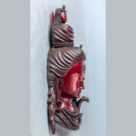 Divine Trio Wall Mask | Ganesha Shiva Parvati Set – Handcrafted Nepalese Resin Spiritual Decor
