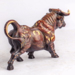 Nepali Resin Bull & Elephant Family Figurine Set – Ethnic Hand‑Carved Decor – Single, Duo, Trio, or Family Bundle