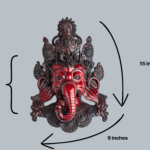 Divine Trio Wall Mask | Ganesha Shiva Parvati Set – Handcrafted Nepalese Resin Spiritual Decor