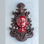 Divine Trio Wall Mask | Ganesha Shiva Parvati Set – Handcrafted Nepalese Resin Spiritual Decor