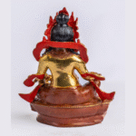 Handcrafted Lord Kubera Statue • Copper & Gold-Plated Wealth Deity • 9″ God of Prosperity Idol