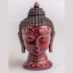 Hand Carved Resin Buddha Head Sculpture – Enlightenment Bust for Meditation, Home Altar or Gift | AscendaCo Crafts