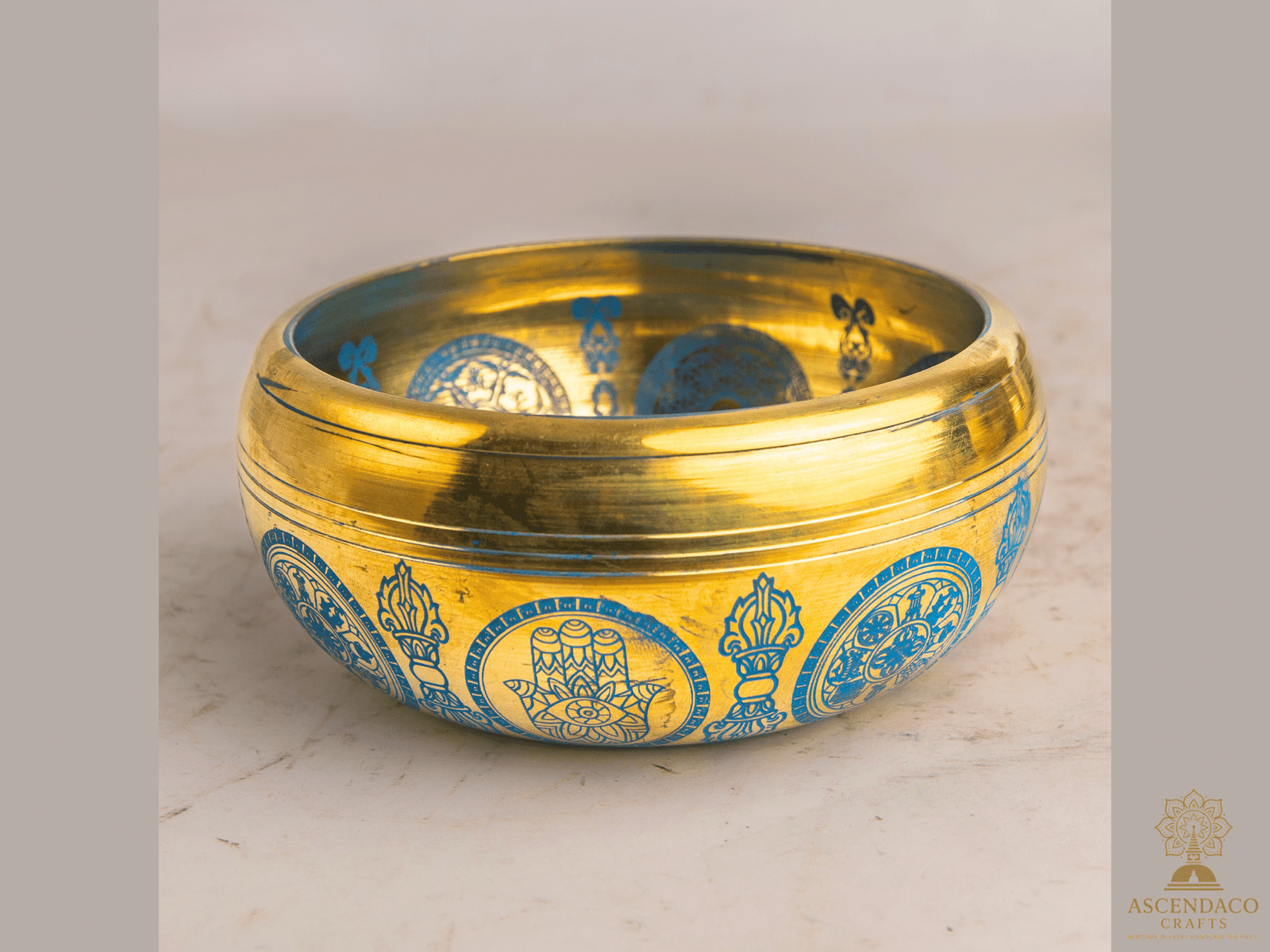 Set of 7 Himalayan Singing Bowls • Handmade Copper/Brass Sound Healing Bowl Set • Meditation & Chakra Therapy Gift - Image 9