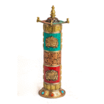 Handcrafted Tibetan Incense Box with Stone & Brass Inlay | Single or Combo Set