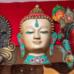 Handcrafted Himalayan Buddha & Tara Masks – Stunning Ethnic Wall Decor from Nepal – Unique Spiritual Art