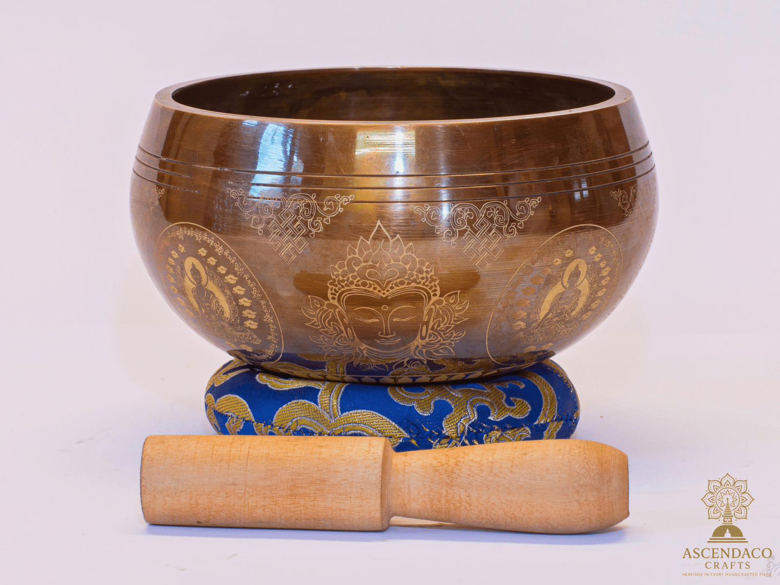 Handmade Tibetan Singing Bowl Set of 3 | Meditation Sound Bowls | Healing, Mindfulness & Home Décor | Made in Nepal - Image 2