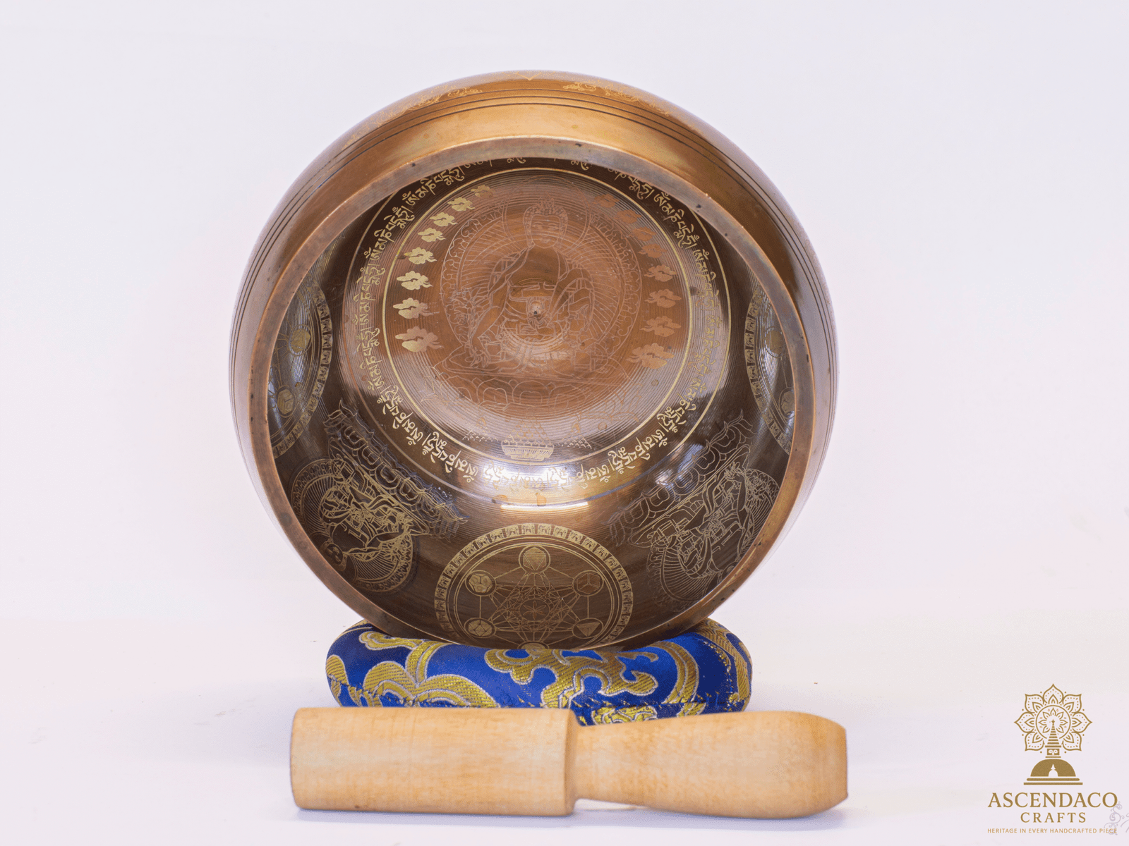 Handmade Tibetan Singing Bowl Set of 3 | Meditation Sound Bowls | Healing, Mindfulness & Home Décor | Made in Nepal - Image 3