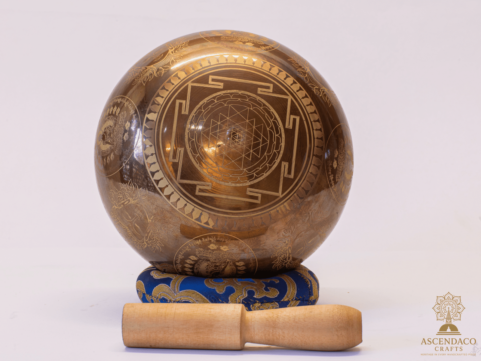 Handmade Tibetan Singing Bowl Set of 3 | Meditation Sound Bowls | Healing, Mindfulness & Home Décor | Made in Nepal - Image 4