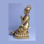 Bhupatindra Malla King & Queen — Gilt Royal Statue Set of 2