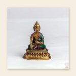 Mini Buddha Statue — Handcrafted Himalayan Copper & Brass Sculpture