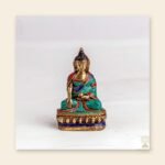 Mini Buddha Statue — Handcrafted Himalayan Copper & Brass Sculpture