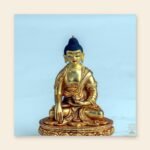 Mini Buddha Statue — Handcrafted Himalayan Copper & Brass Sculpture