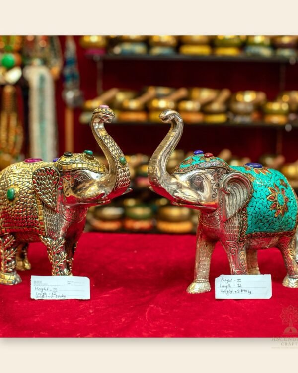 Elephant Family — Handcrafted Resin Figurine Set