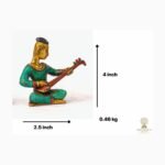 Musician Band — Handcrafted Brass & Stonework Figurine Set