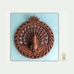 Hand-Carved Wooden Peacock Wall Art — Newari Carving from Nepal
