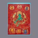 Green Tara Thangka — Hand-Painted Tibetan Buddhist Art