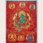 Green Tara Thangka — Hand-Painted Tibetan Buddhist Art
