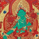 Green Tara Thangka — Hand-Painted Tibetan Buddhist Art