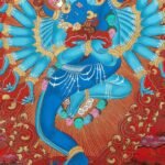 Hevajra And His Consort Nairatmya Thangka — Hand-Painted Tibetan Buddhist Art