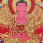 Amitabha Buddha Thangka — Hand-Painted Tibetan Buddhist Art