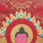 Amitabha Buddha Thangka — Hand-Painted Tibetan Buddhist Art