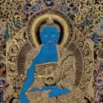 Medicine Buddha (Healing Buddha ) Thangka — Hand-Painted Tibetan Buddhist Art