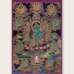 Green Tara Thangka Thangka — Hand-Painted Tibetan Buddhist Art