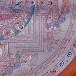 Silver Circle Mandala (Golo Mandala) Thangka — Hand-Painted Tibetan Buddhist Art