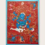 Vajrapani Thangka — Hand-Painted Tibetan Buddhist Art