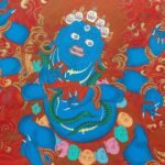 Vajrapani Thangka — Hand-Painted Tibetan Buddhist Art