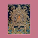 Shakyamuni Buddha Thangka (Siddhartha Gautama) Thangka — Hand-Painted Tibetan Buddhist Art