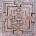 Silver Kalachakra Mandala Thangka — Hand-Painted Tibetan Buddhist Art