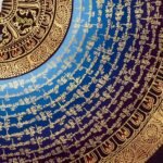 Lotus Mantra Mandala Thangka — Hand-Painted Tibetan Buddhist Art
