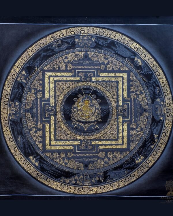 Manjushree Thangka — Hand-Painted Tibetan Buddhist Art