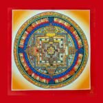 Kalachakra Mandala Thangka — Hand-Painted Tibetan Buddhist Art