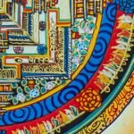 Kalachakra Mandala Thangka — Hand-Painted Tibetan Buddhist Art
