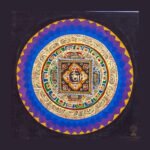 Lotus Mandala Thangka — Hand-Painted Tibetan Buddhist Art
