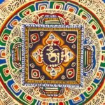 Lotus Mandala Thangka — Hand-Painted Tibetan Buddhist Art