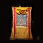 Brocade Wheel Of Life (Bhavachakra Samsara) Thangka — Hand-Painted Tibetan Buddhist Art