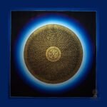 Lotus Mantra Mandala Thangka — Hand-Painted Tibetan Buddhist Art