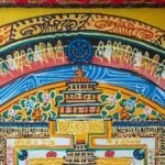 Brocade Kalachakra Mandala Thangka Thangka — Hand-Painted Tibetan Buddhist Art